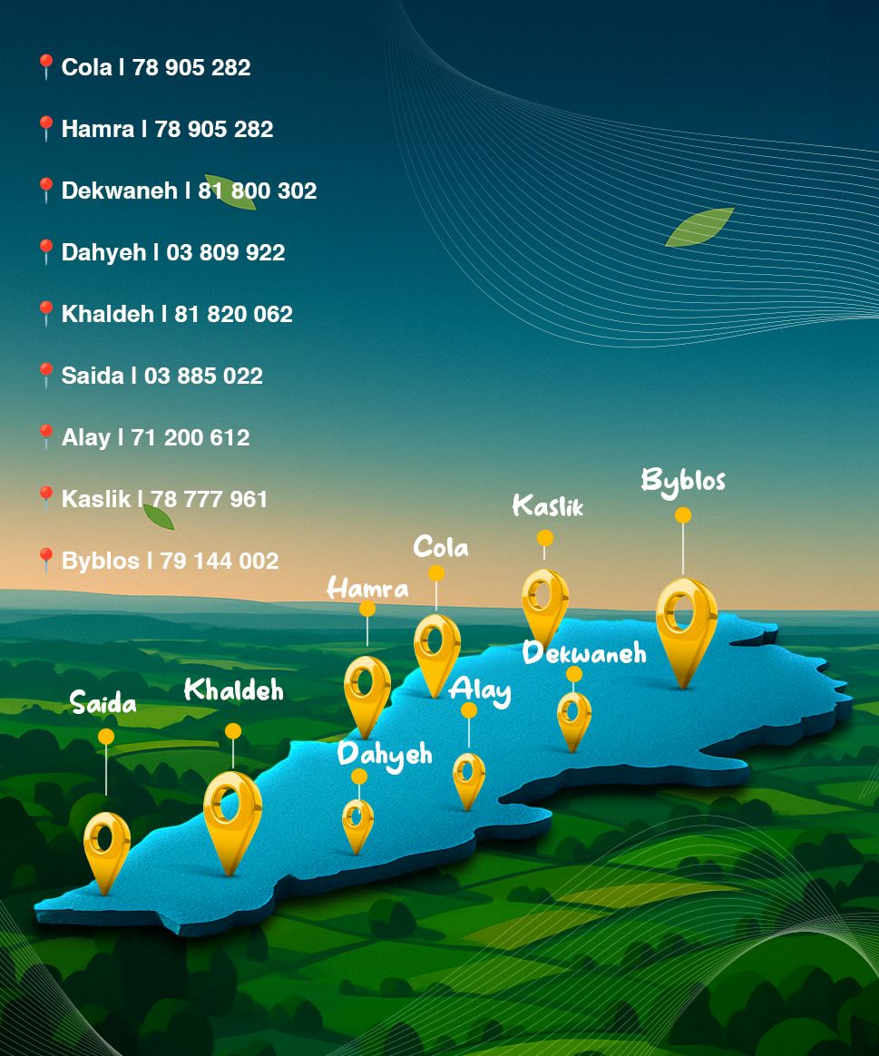 Chahine Seafood Locations Map